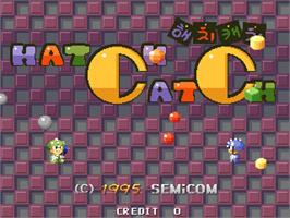 Title screen of Hatch Catch on the Arcade.