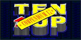 Title screen of Ten Up on the Arcade.