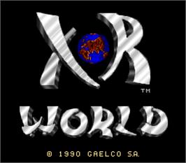 Title screen of Xor World on the Arcade.