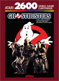 Box cover for Ghostbusters on the Atari 2600.