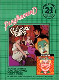 Box cover for Philly Flasher/Cathouse Blues on the Atari 2600.