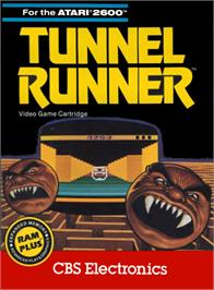Box cover for Tunnel Runner on the Atari 2600.