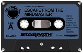 Cartridge artwork for Escape from the Mindmaster on the Atari 2600.