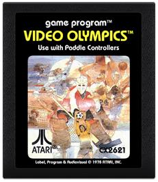 Cartridge artwork for Video Olympics on the Atari 2600.