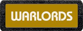 Top of cartridge artwork for Warlords on the Atari 2600.