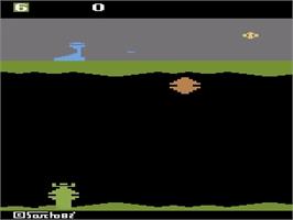 In game image of Exocet on the Atari 2600.
