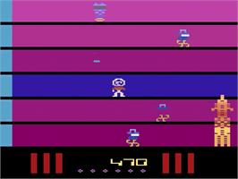 In game image of Saboteur on the Atari 2600.