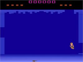 In game image of Tomarc the Barbarian on the Atari 2600.