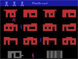Title screen of Philly Flasher/Cathouse Blues on the Atari 2600.