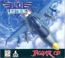Box cover for Blue Lightning on the Atari Jaguar CD.