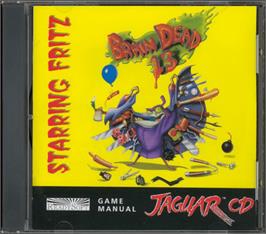 Box cover for BrainDead 13 on the Atari Jaguar CD.