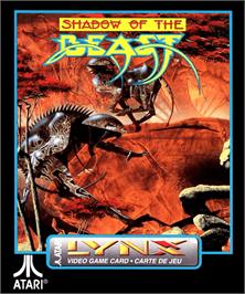 Box cover for Shadow of the Beast on the Atari Lynx.
