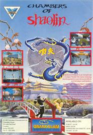Advert for Chambers of Shaolin on the Atari ST.