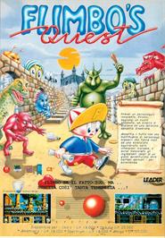 Advert for Flimbo's Quest on the Commodore Amiga.