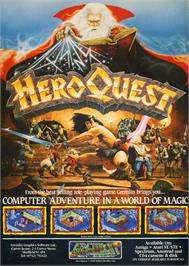 Advert for Hero Quest on the Amstrad CPC.