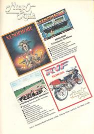 Advert for RVF Honda on the Atari ST.