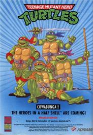 Advert for Teenage Mutant Ninja Turtles on the Amstrad CPC.