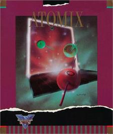 Box cover for Atomix on the Atari ST.