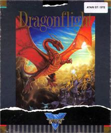Box cover for Dragonflight on the Atari ST.