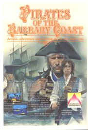 Box cover for Pirates of the Barbary Coast on the Atari ST.