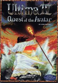 Box cover for Ultima IV: Quest of the Avatar on the Atari ST.