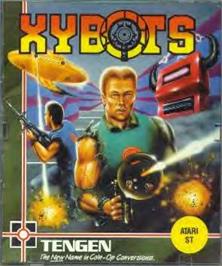Box cover for Xybots on the Atari ST.