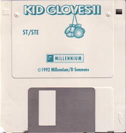Artwork on the Disc for Kid Gloves II: The Journey Back on the Atari ST.