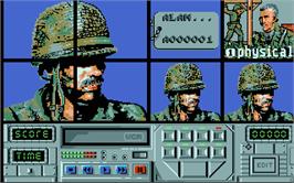 In game image of Action Pack on the Atari ST.