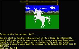 In game image of Blackscar Mountain on the Atari ST.