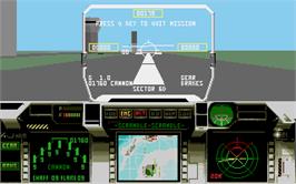 In game image of F29 Retaliator on the Atari ST.