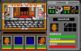 In game image of Lords of Doom on the Atari ST.