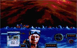 In game image of Navy Moves on the Atari ST.