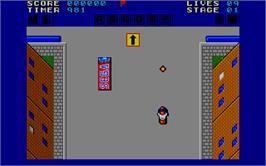 In game image of Schoolyard Slaughter on the Atari ST.