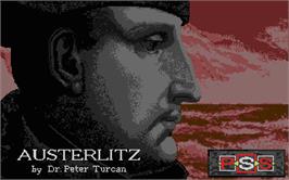 Title screen of Austerlitz on the Atari ST.
