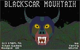 Title screen of Blackscar Mountain on the Atari ST.