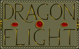 Title screen of Dragonflight on the Atari ST.