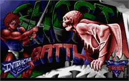 Title screen of Ghost Battle on the Atari ST.