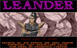 Title screen of Mean 18 on the Atari ST.