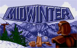 Title screen of Midwinter on the Atari ST.