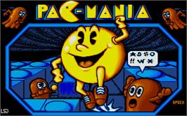 Title screen of Pac-Mania on the Atari ST.