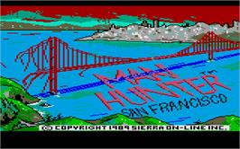 Title screen of STAR Scenery Disk: San Francisco Area on the Atari ST.