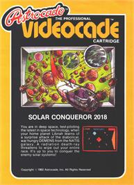 Box cover for Solar Conqueror on the Bally Astrocade.