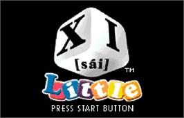 Title screen of XI Sai Little on the Bandai WonderSwan Color.