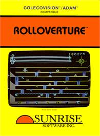 Box cover for Rolloverture on the Coleco Vision.