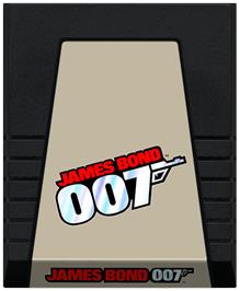 Cartridge artwork for James Bond 007 on the Coleco Vision.