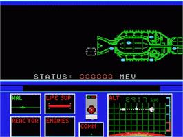 In game image of 2010: The Graphic Action Game on the Coleco Vision.