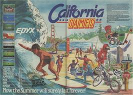Advert for California Games on the MSX.
