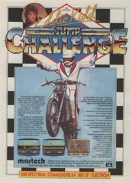 Advert for Eddie Kidd Jump Challenge on the MSX 2.