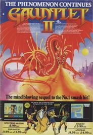 Advert for Gauntlet III: The Final Quest on the Commodore 64.