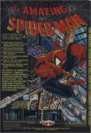 Advert for The Amazing Spider-Man on the Commodore 64.